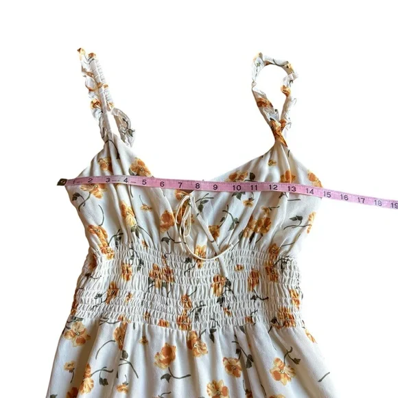 Reformation Elyse Floral Mini Dress - Size 12 - Picture 10 of 13